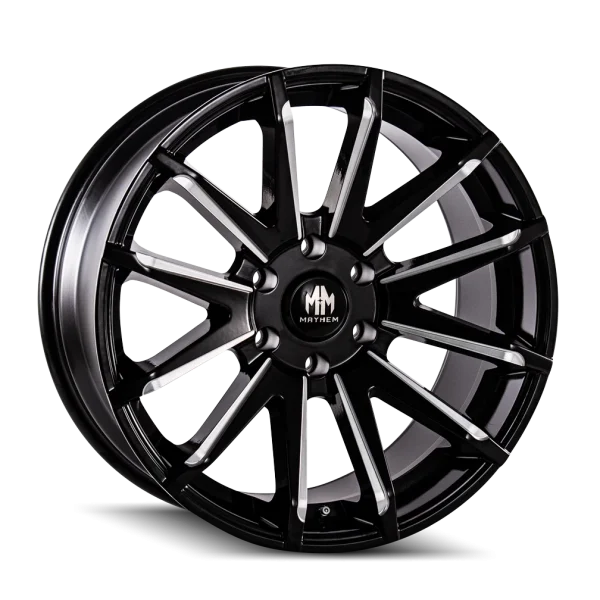 Mayhem – CROSSFIRE – Black – 20″x9.5″ 10mm – Summer Wheels – 8109-2950BM10