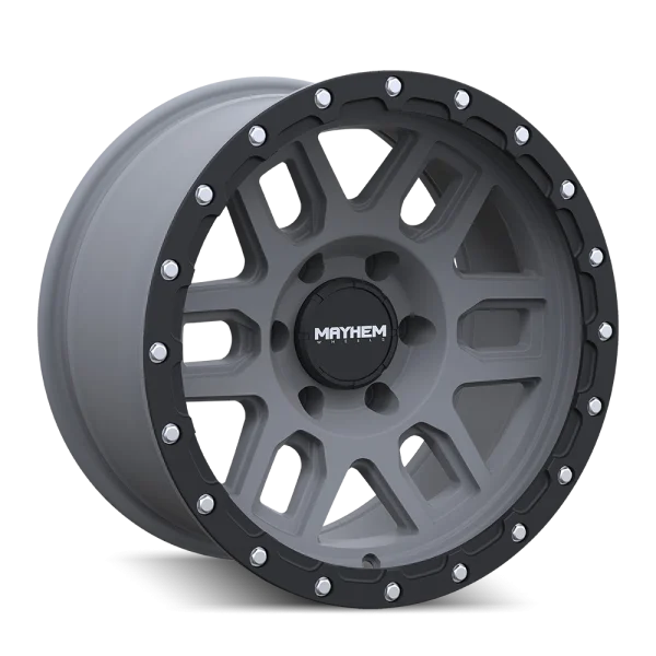 Mayhem – DELTA – Gunmetal – 17″x9″ 0mm – All weather Wheels – 8304-7985MGT