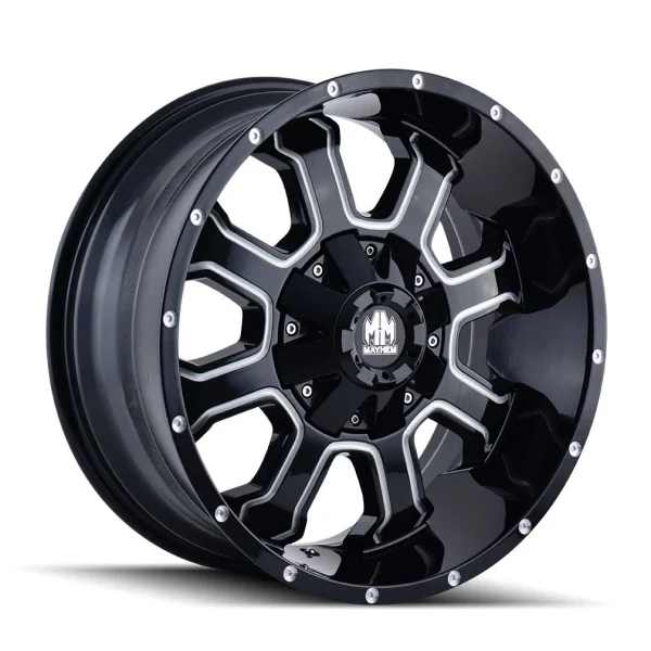Mayhem – FIERCE – Black – 17″x9″ 18mm – Summer Wheels – 8103-7970M18