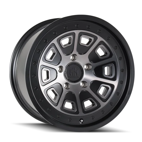 Mayhem – FLAT IRON – Black – 17″x9″ -12mm – Summer Wheels – 8301-7965TM