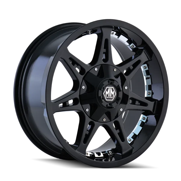 Mayhem – MISSILE – Black – 18″x9″ 18mm – All weather Wheels – 8060-8937B18