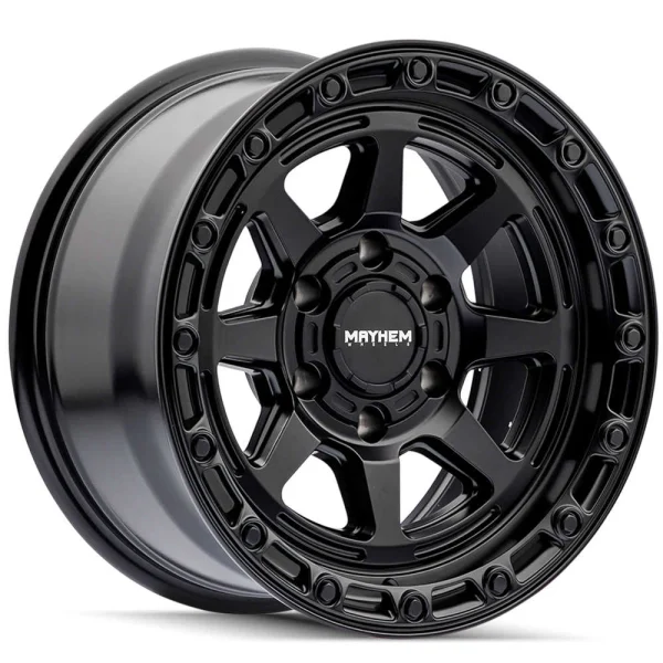 Mayhem – RIDGELINE – Black – 17″x8.5″ -6mm – Summer Wheels – 8306-7873MB