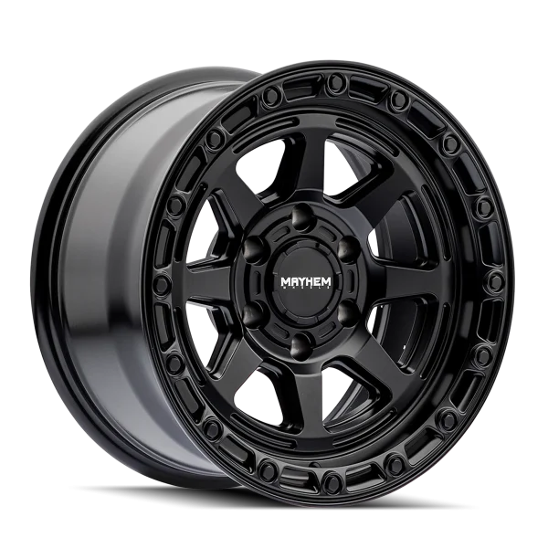 Mayhem – RIDGELINE – Black – 17″x8.5″ 25mm – All weather Wheels – 8306-7883MB25