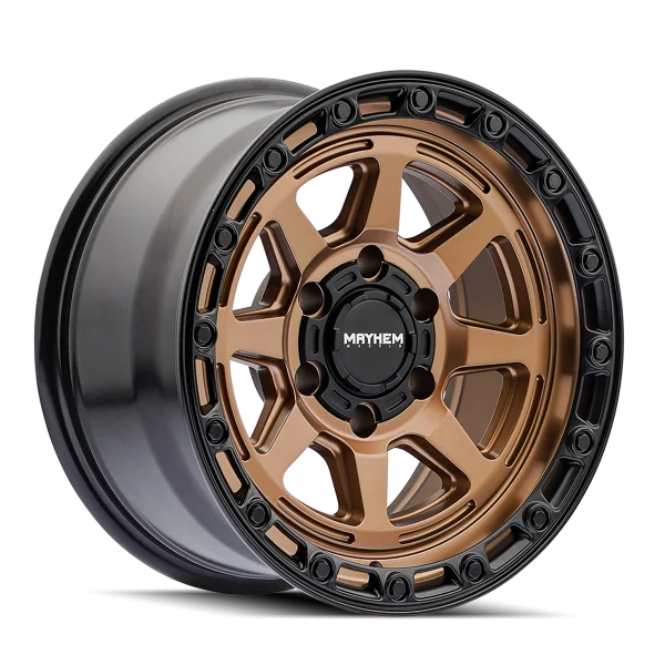 Mayhem – RIDGELINE – Black – 17″x8.5″ -6mm – Summer Wheels – 8306-7873BZ