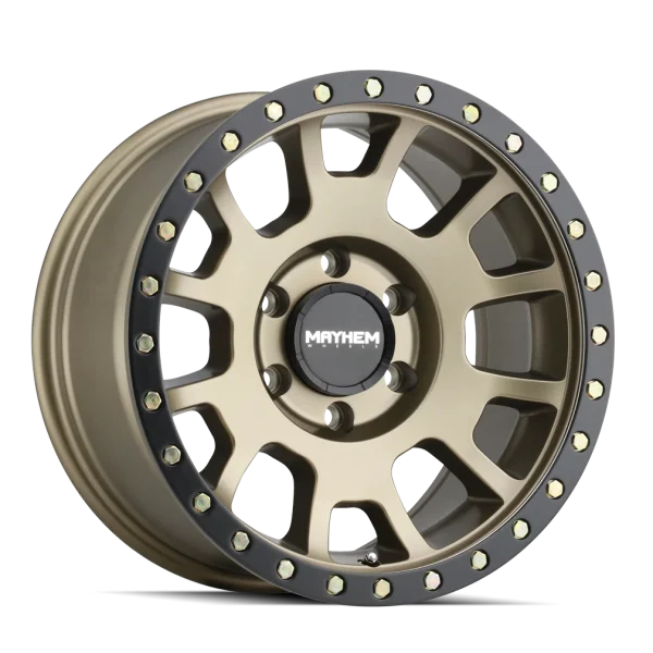 Mayhem – SCOUT – Gold – 17″x8.5″ 0mm – All weather Wheels – 8302-7873MGD