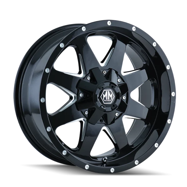 Mayhem – TANK – Black – 17″x9″ -12mm – Summer Wheels – 8040-7952B