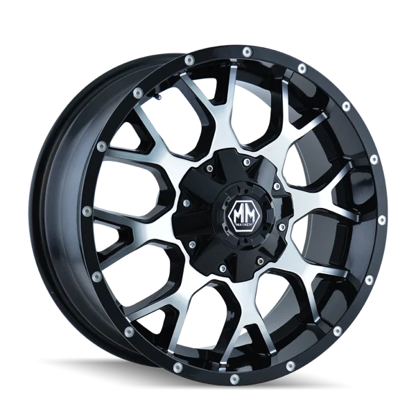 Mayhem – WARRIOR – Black – 17″x9″ 18mm – Summer Wheels – 8015-7981B18