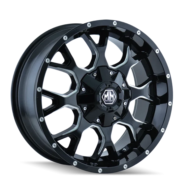 Mayhem – WARRIER – Black – 18″x9″ -12mm – Summer Wheels – 8015-8952M