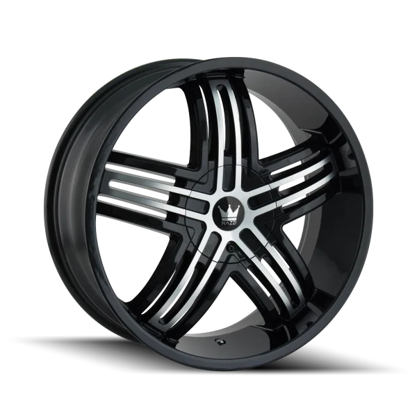 Mazzi – ENTICE – Black – 20″x8.5″ 30mm – Summer Wheels – 368-2889B