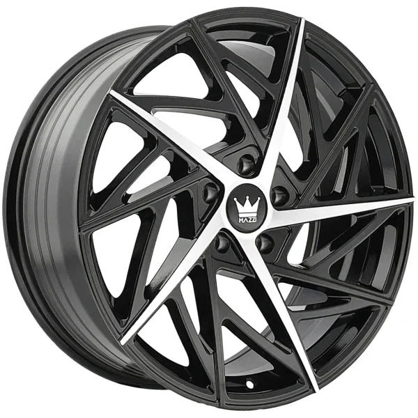 Mazzi – FREESTYLE – Black – 17″x8″ 35mm – Summer Wheels – 377-7865B