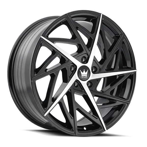 Mazzi – FREESTYLE – Black – 17″x8″ 35mm – Summer Wheels – 377-7831B