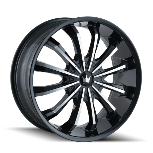 Mazzi – FUSION – Black – 18″x7.5″ 40mm – Summer Wheels – 341-8714B