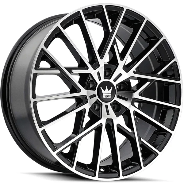 Mazzi – JINX – Black – 18″x8″ 40mm – Summer Wheels – 378-8845BM40