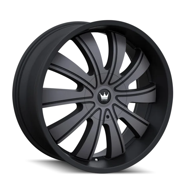 Mazzi – ROLLA – Black – 24″x9.5″ 18mm – Summer Wheels – 374-24952TM