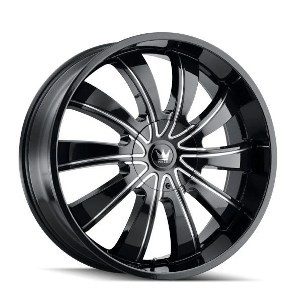 Mazzi – ROLLA – Black – 22″x9.5″ 18mm – Summer Wheels – 374-22988B