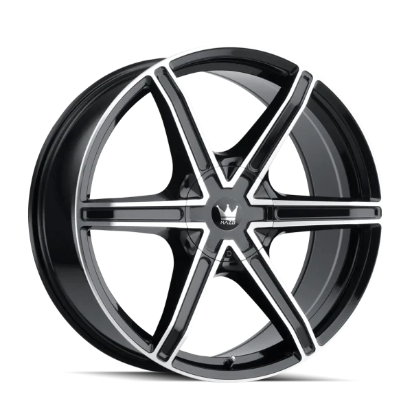 Mazzi – 371 – Black – 20″x8.5″ 35mm – Summer Wheels – 371-2890B