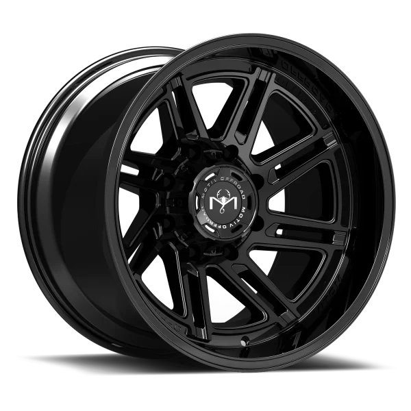 Motiv Off Road – Millenium – Black – 17″x9″ 0mm – All weather Wheels – 425B-7906800