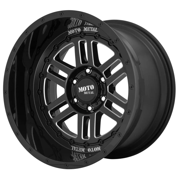 Moto Metal – MO800 DEEP SIX – Black – 20″x10″ -18mm – Summer Wheels – MO80021087318N