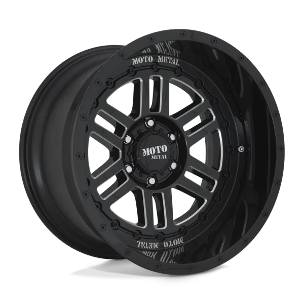 Moto Metal – MO800 DEEP SIX – Black – 20″x10″ -18mm – Summer Wheels – MO80021050318N