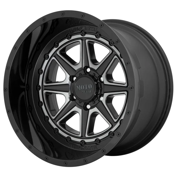 Moto Metal – MO801 PHANTOM – Black – 20″x10″ -18mm – Summer Wheels – MO80121080418N