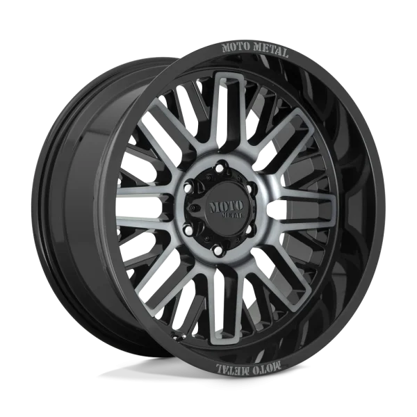 Moto Metal – MO802 – Black – 20″x10″ -18mm – Summer Wheels – MO80221050418N