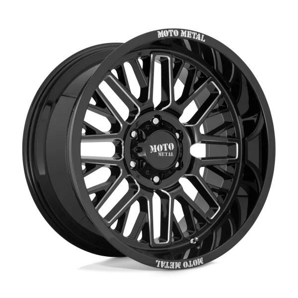 Moto Metal – MO802 – Black – 20″x10″ -18mm – Summer Wheels – MO80221085318N