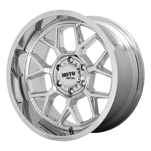 Moto Metal – MO803 BANSHEE – Chrome – 20″x10″ -18mm – Summer Wheels – MO80321085218N