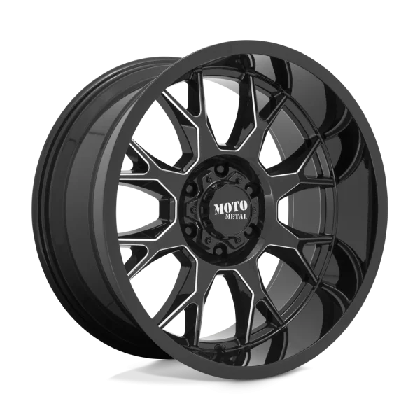 Moto Metal – MO806 – Black – 20″x10″ -18mm – Summer Wheels – MO80621085318N
