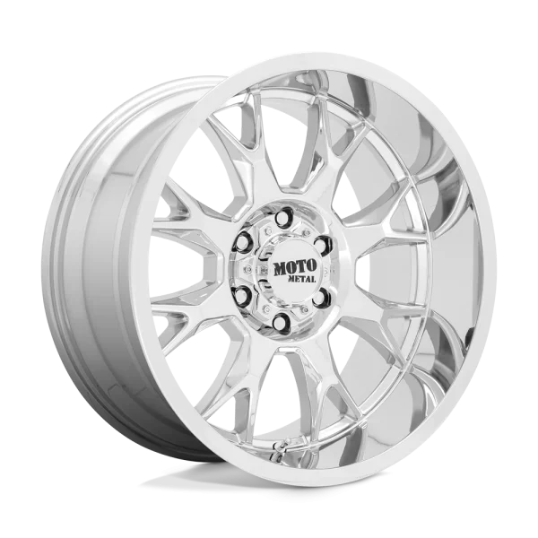 Moto Metal – MO806 – Chrome – 20″x10″ -18mm – Summer Wheels – MO80621050218N