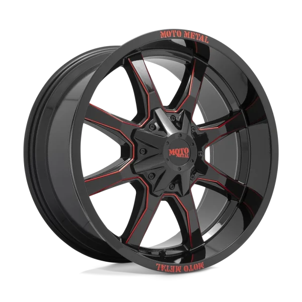 Moto Metal – MO970 – Black – 20″x10″ -18mm – Summer Wheels – MO970210353C18N