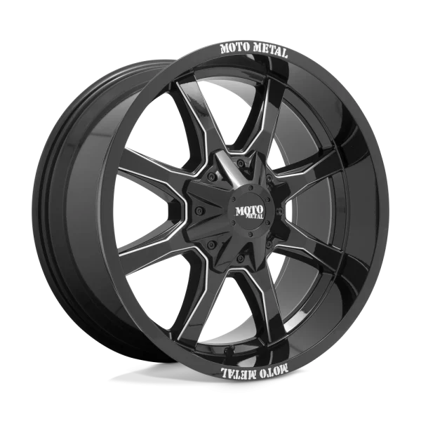 Moto Metal – MO970 – Black – 16″x8″ 0mm – Summer Wheels – MO970680673B00