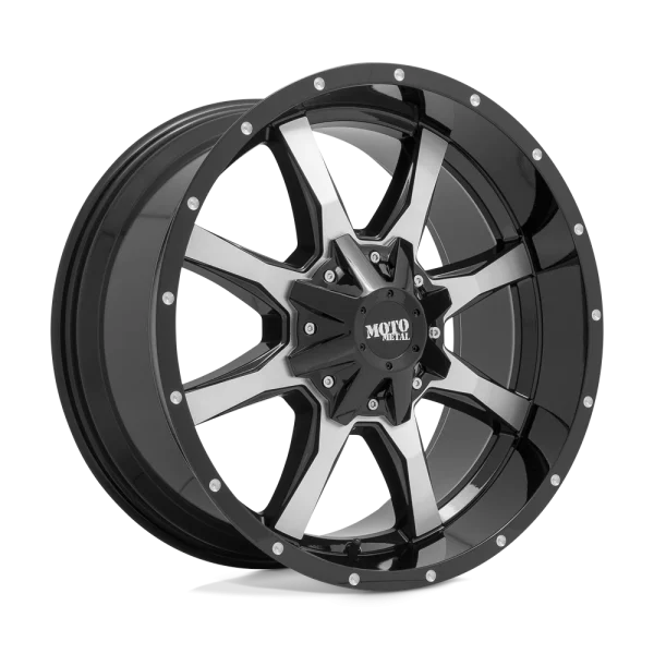 Moto Metal – MO970 – Black – 16″x8″ 0mm – Summer Wheels – MO97068078300