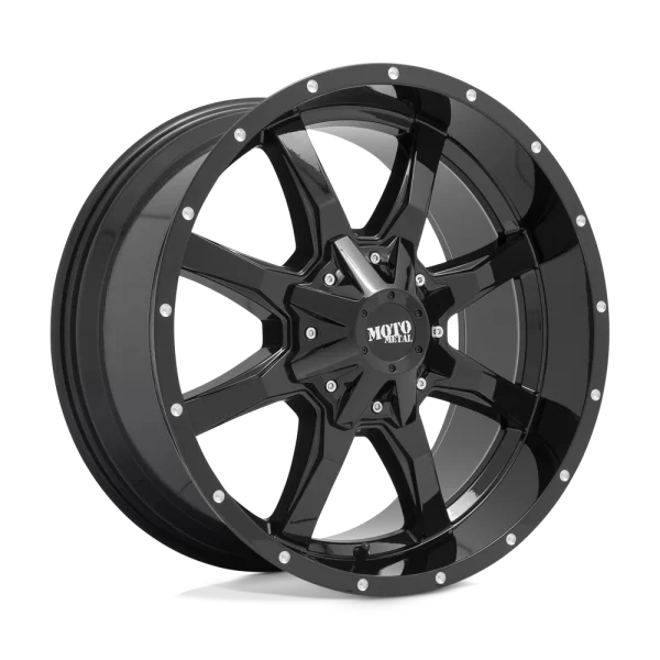 Moto Metal – MO970 – Black – 16″x7″ 42mm – Summer Wheels – MO970670383A42