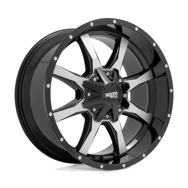Moto Metal – MO970 – Black – 17″x8″ 40mm – Summer Wheels – MO97078052340