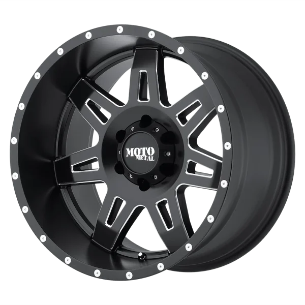 Moto Metal – MO975 – Black – 20″x10″ -24mm – Summer Wheels – MO97521050924N