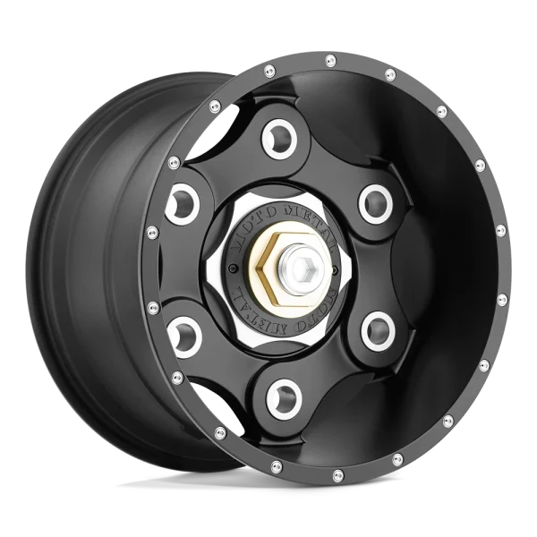 Moto Metal – MO977 LINK – Black – 18″x10″ -24mm – All weather Wheels – MO97781035724N