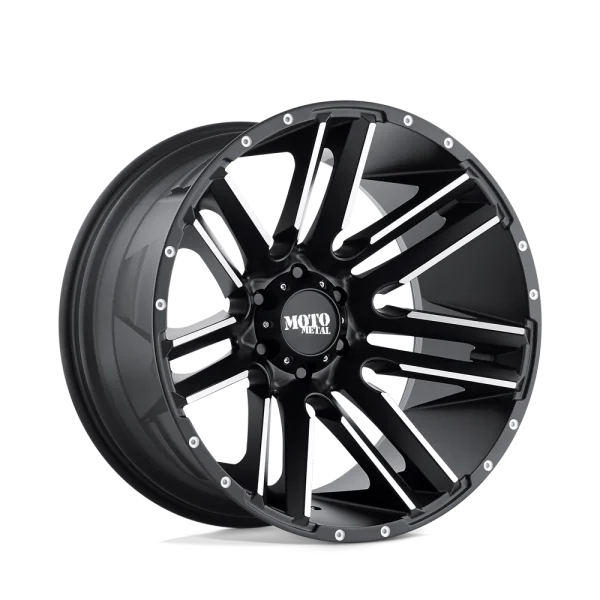 Moto Metal – MO978 RAZOR – Black – 18″x10″ -24mm – Summer Wheels – MO97881068524N