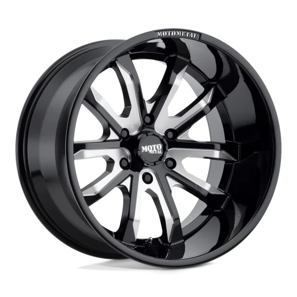 Moto Metal – MO983 DAGGER – Black – 20″x12″ -44mm – Summer Wheels – MO98321268344N