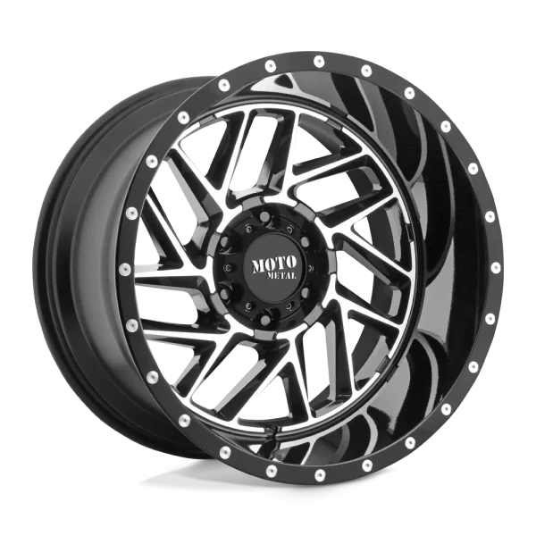 Moto Metal – MO985 BREAKOUT – Black – 16″x8″ -6mm – Summer Wheels – MO98568050306N