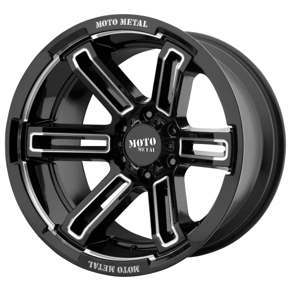 Moto Metal – MO991 RUKUS – Black – 20″x12″ -44mm – Summer Wheels – MO99121280344N