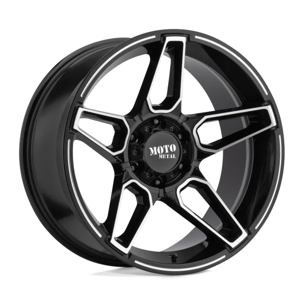 Moto Metal – MO994 FANG – Black – 20″x12″ -44mm – Summer Wheels – MO99421263344N