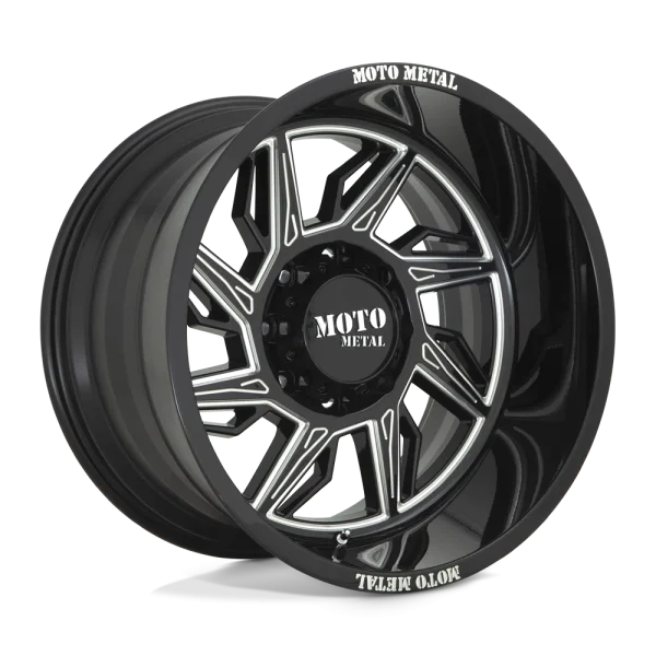 Moto Metal – MO997 HURRICANE – Black – 20″x10″ -18mm – Summer Wheels – MO99721063318NL