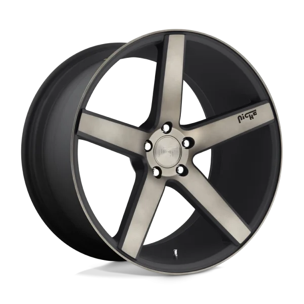 Niche – M134 MILAN – Black – 19″x8.5″ 42mm – Summer Wheels – M1341985F8+42