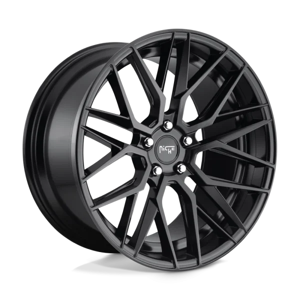 Niche – M190 GAMMA – Black – 18″x8″ 40mm – All weather Wheels – M190188031+40