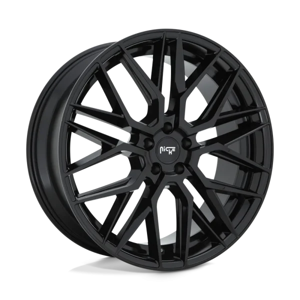 Niche – M224 GAMMA – Black – 18″x8″ 40mm – All weather Wheels – M224188065+40