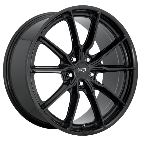 Niche – M240 RAINIER – Black – 18″x8″ 3mm – All weather Wheels – M240188021+30