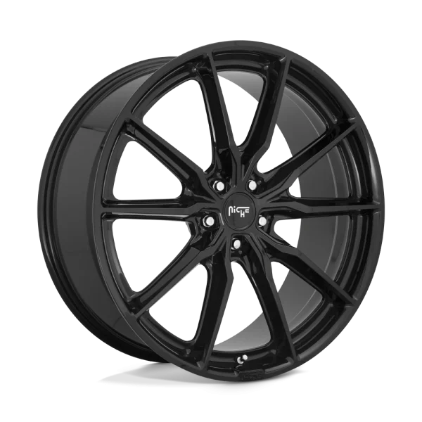Niche – M240 RAINIER – Black – 22″x9″ 38mm – All weather Wheels – M240229031+38