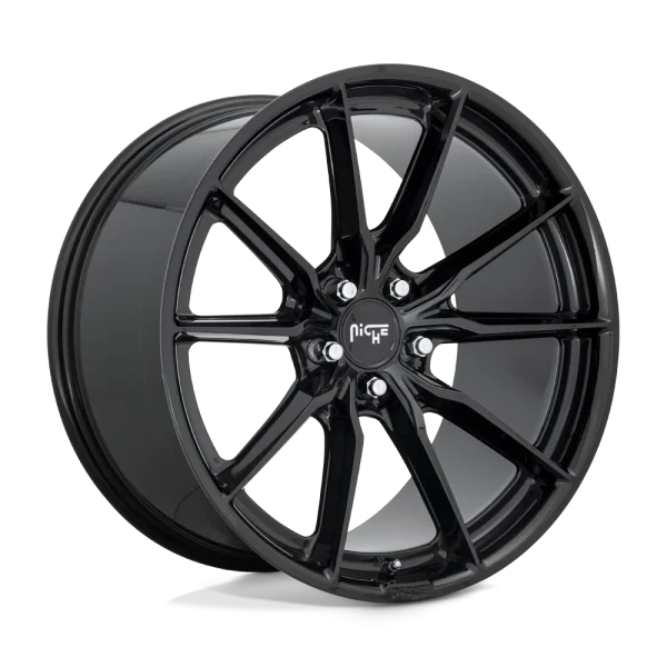 Niche – M240 RAINIER – Black – 18″x8″ 25mm – All weather Wheels – M240188065+25