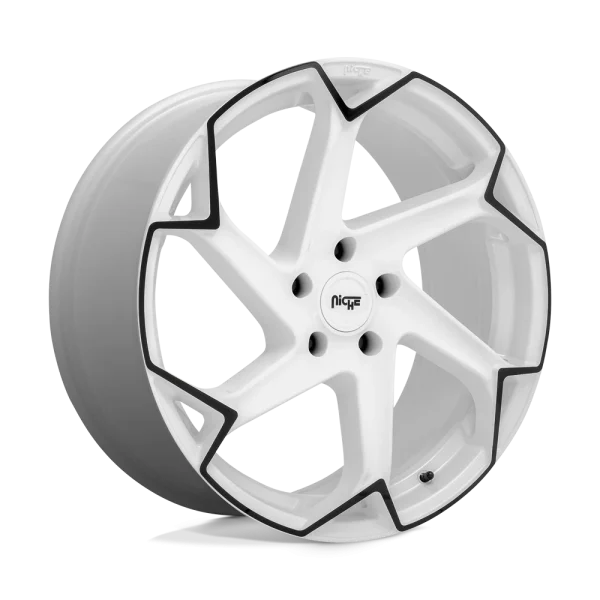 Niche – M257 FLASH – White – 20″x10.5″ 27mm – All weather Wheels – M2572005F8+27