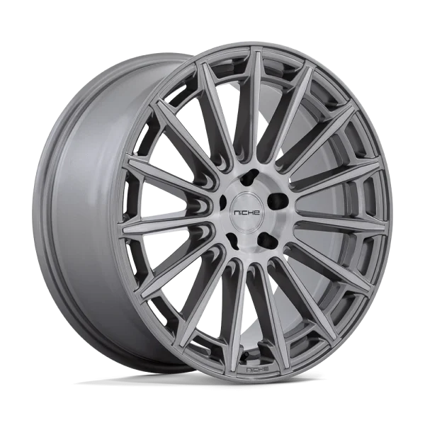 Niche – M276 AMALFI – Gunmetal – 20″x10.5″ 35mm – All weather Wheels – M276200521+35